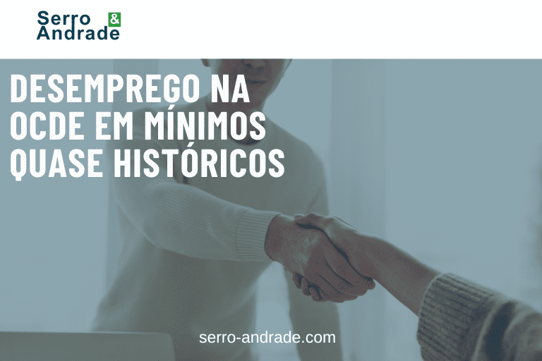 Desemprego OCDE quase em mínimos históricos